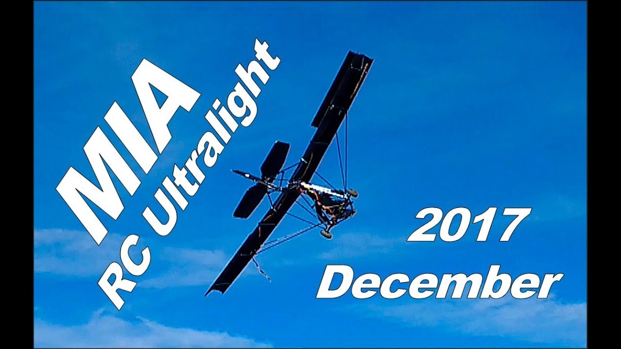 Electric Power  RC Ultralight Model - Quicksilver Style - MIA Raven™ 2017   No Front Wheel