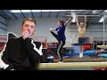 Nile set us a GYMNASTICS CHALLENGE | Dad vs. Daughter