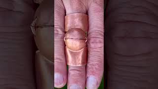 Copper eye ring!   #coppersmith #eye #copper #metalsmith