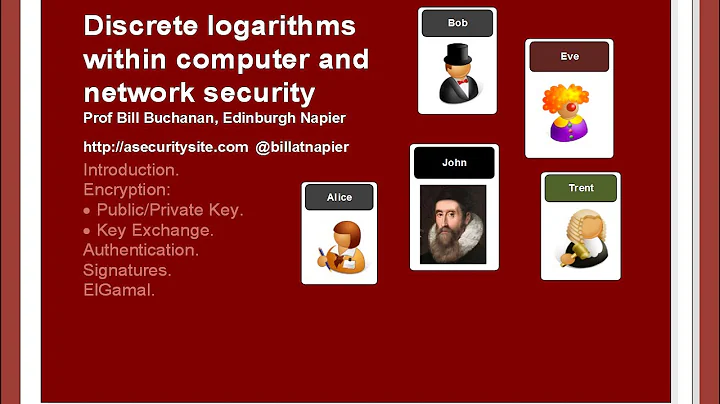 Discrete Logarithms within Computer and Network Se...