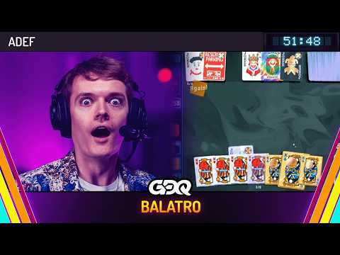 Balatro by adef in 1:04:49 - Summer Games Done Quick 2026