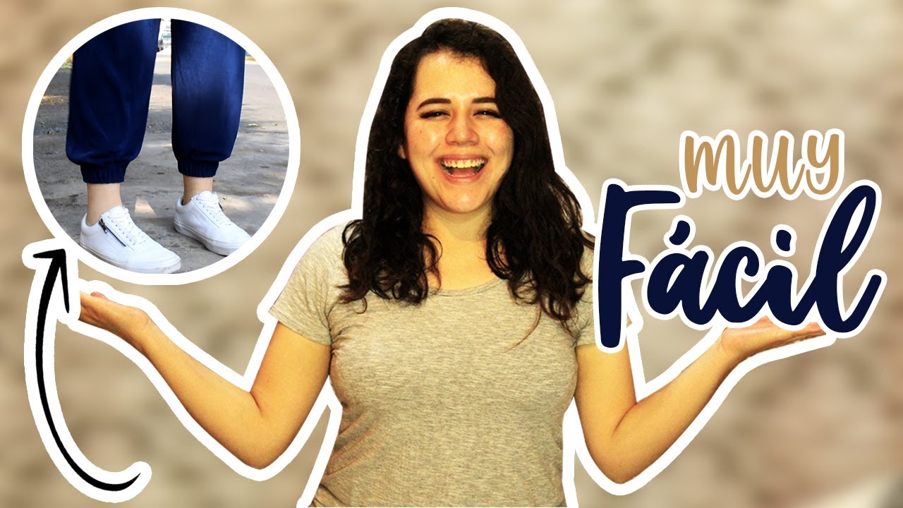 Transforma tus pantalones en Jogger  -  A mano!  ♥