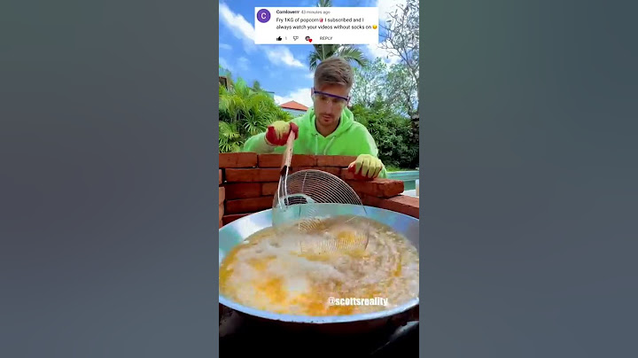 I fried 1KG of Popcorn (dont watch the end)!🍿😱