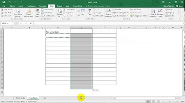 Excel: Tạo danh sách phụ thuộc bằng Data Validation