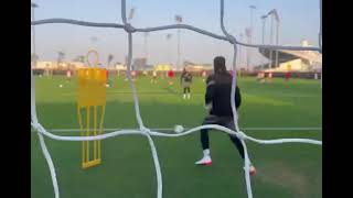 Black Stars  First day training in Abu Dhabi 🎶 GFA x King Promise Black Stars song