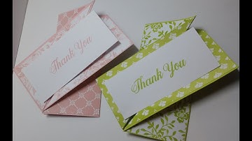 #1 Diagonal Gate Fold card tutorial