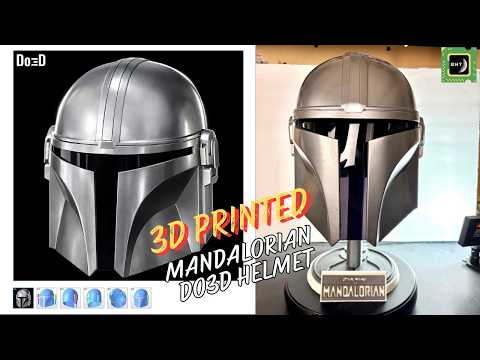 How to make a Do3d Mandalorian 3D Print Helmet Cosplay | Berto