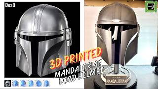 How to make a Do3d Mandalorian 3D Print Helmet Cosplay | Berto