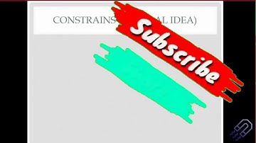 Classical Mechanics | Lecture 1 | Constrains and Generalized co ordinates