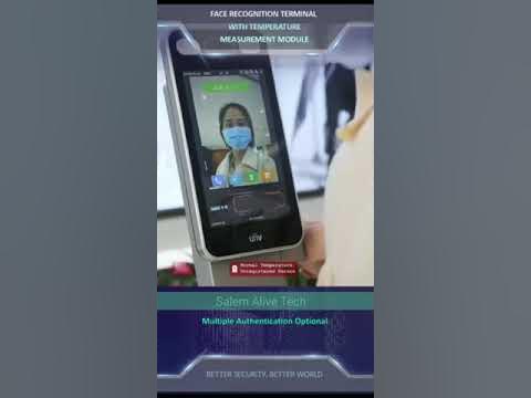 UNV Face Recognition Access Control Terminal With Digital Temperature ...