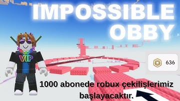 Bu Parkur Çok Zor! Roblox İmpossible Obby.
