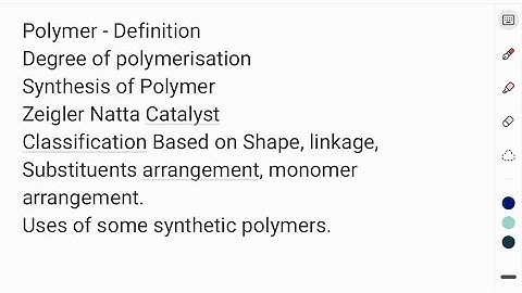 KSET and CSIR Study material - Polymer part-1 in Kannada Explanation.
