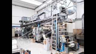 By Ab Tech Italy - Ci Flexo Printing Press 61 Colors With Gears Uteco Coral 675 Rr1 80 F110