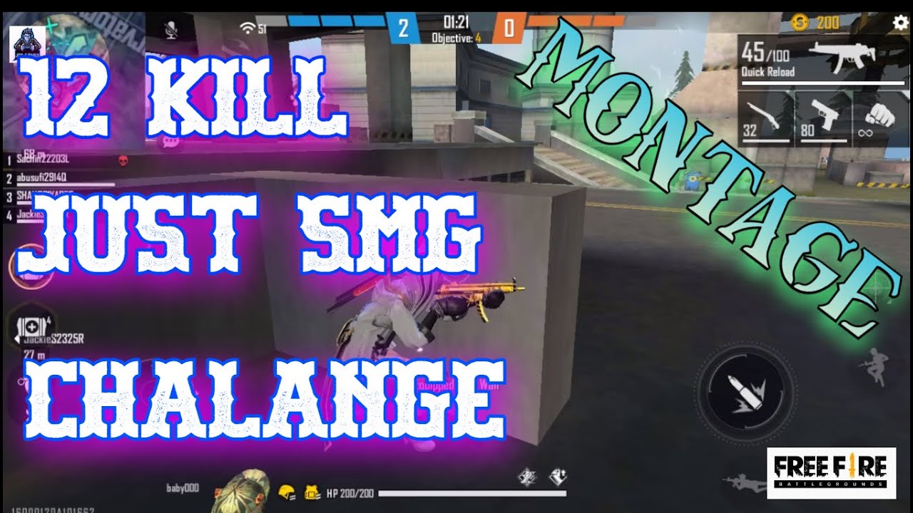 12 KILL OP GAMER PLAY .JUST SMS AMMO GUN CHALANGR .