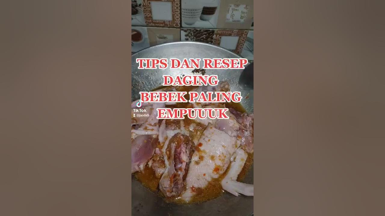 rahasia daging bebek empuuk