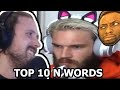 Forsen reacts to pewdiepie reacts to top 10 n words