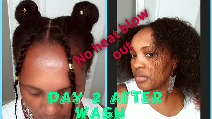 How to Stretch Natural hair overnight(No Heat)