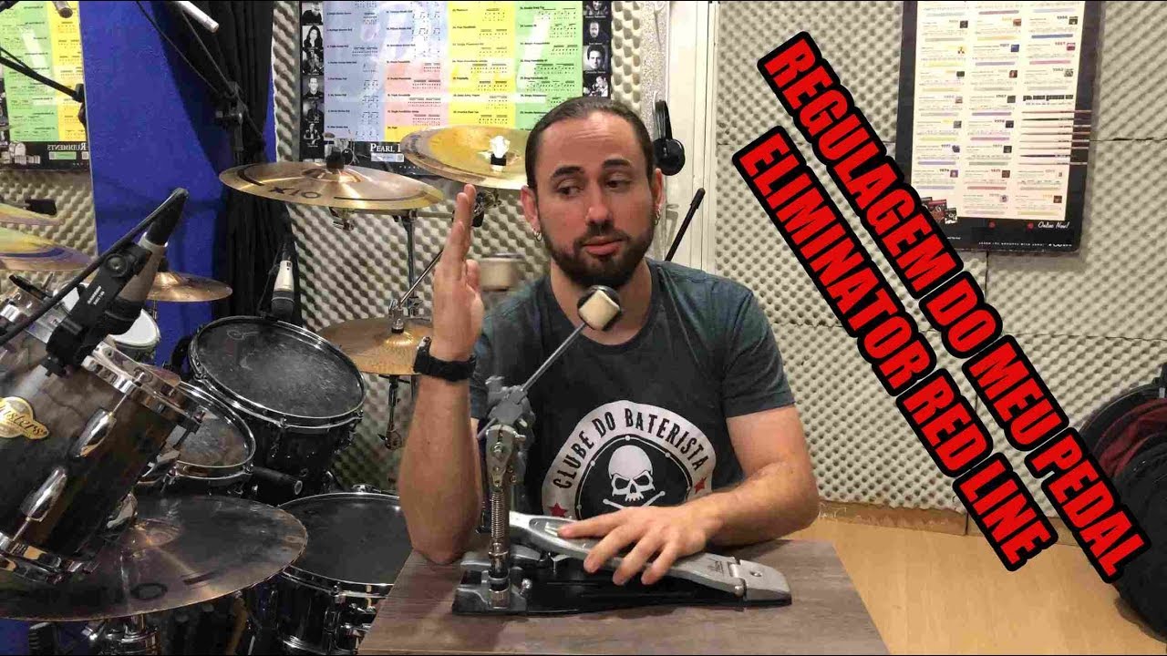 Regulagem do meu pedal Pearl Eliminator Red Line