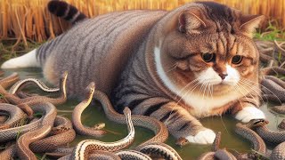 This cat cat cat in the snake's wil is in the prey by Loly Kitten 256 views 2 months ago 1 minute, 6 seconds