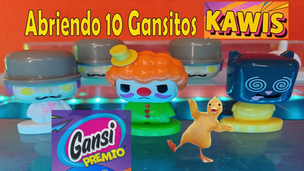 Gansipremio Kawis 🐥 Nuevos Gansi premio de Gansito Marinela figuras ...