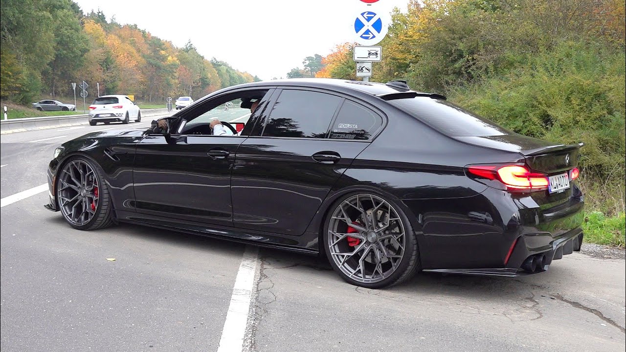 Modified Cars Leaving Nurburgring Tankstelle - R8 V10 Plus, 992 GT3 RS MR, 800HP M5 F90 Competition