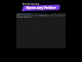 how to open any folder without using mouse #terminal #linuxcommandline #terminallearning