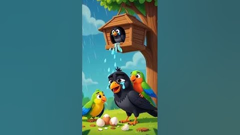 The pigeon makes a nest on the grape tree and the parrot 😭#ai​ #pigeon​ #parrot​