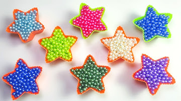 Satisfying Video Colorful Star Rainbow Beads Sorting ASMR Video #reversebeads #satisfying #asmr