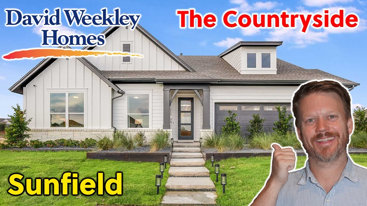 David Weekley Homes | The Countryside| Sunfield | Austin Home Tour ...