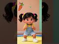 Carrot Song - Healthy Food Song for Kids | Nursery Rhymes for Children's | Galatta Kids | Shorts