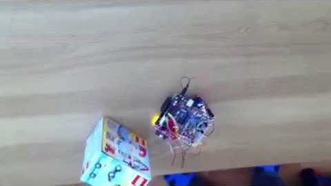 mini sumo IR target find test