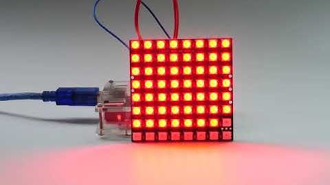 8x8 neopixel matrix