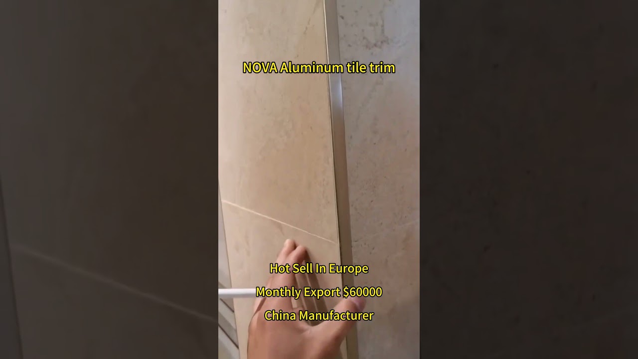 NOVA Aluminum Tile Trim - Elevate Your Tile Projects with Elegance! ✨