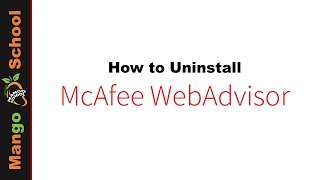 I can't Uninstall McAfee WebAdvisor ... (The Solution)