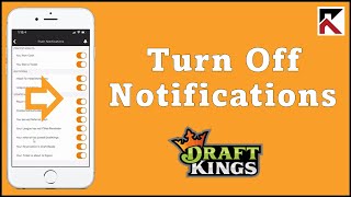 How To Turn Off Notifications DraftKings Fantasy Sports App screenshot 3