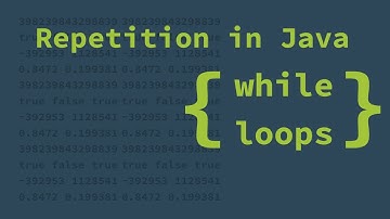 Repetition in Java - while loops