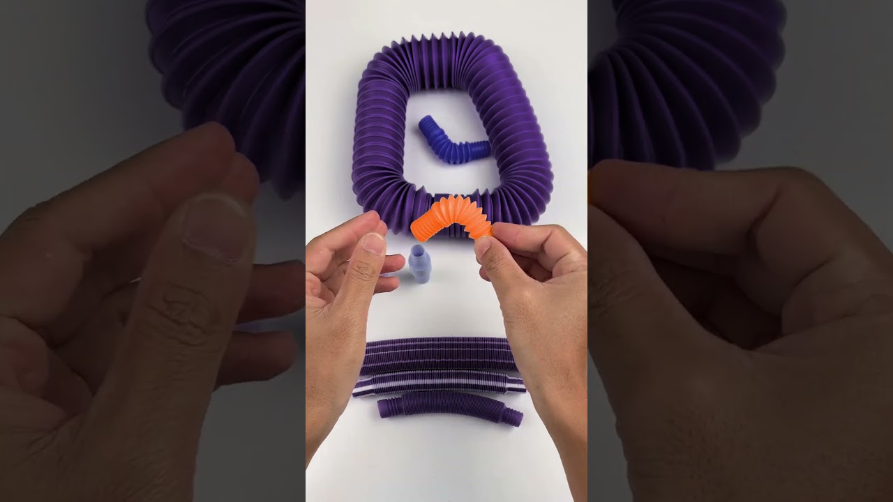 Robot Style Creating PURPLE pop-tube DIY🤖🪻 