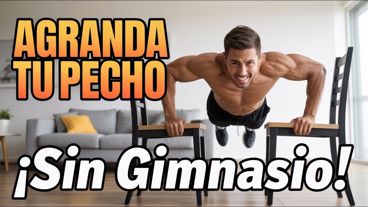 6 EJERCICIOS PARA AGRANDAR PECHO CON PESO CORPORAL DESDE CASA - YouTube