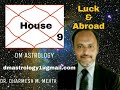9th House of Fortune, luck, Gurus, Dharma in Vedic Astrology by Dr Dharmesh Mehta