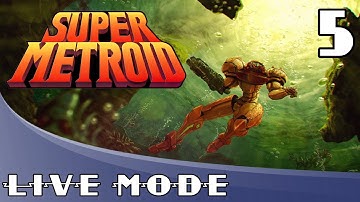 Super Metroid Blind Run: Part 5 - Metroid Monday Live Stream - Game Mode