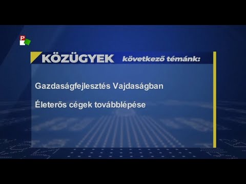 Gazdaságfejlesztés Vajdaságban (videó)