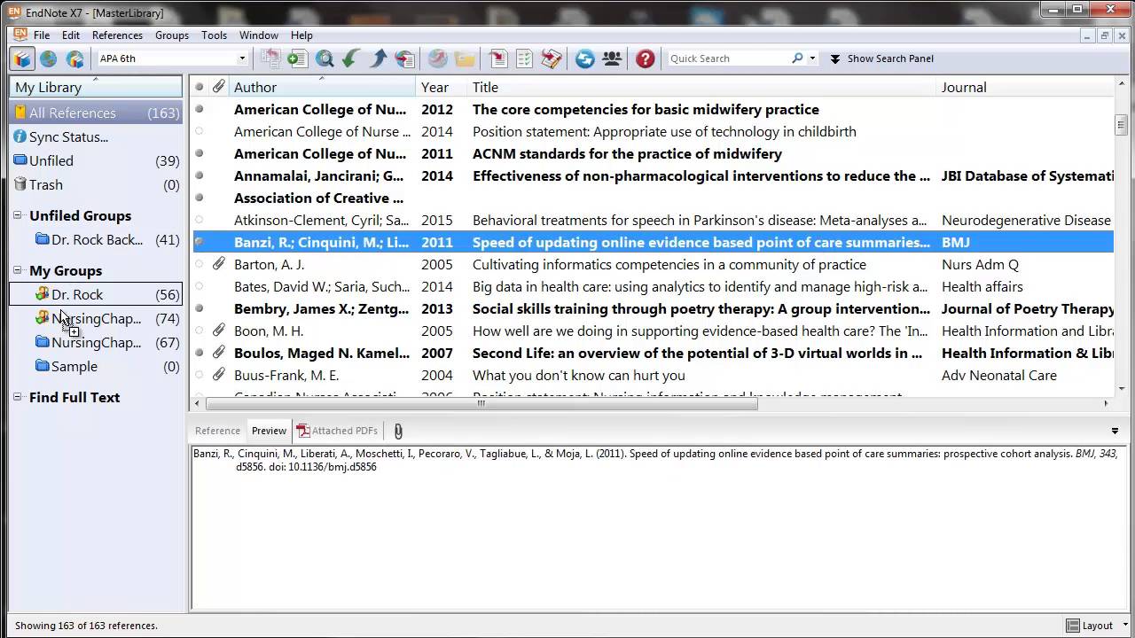 Organising Your References - Endnote Guide - Uc Library Guides At  University Of Canberra