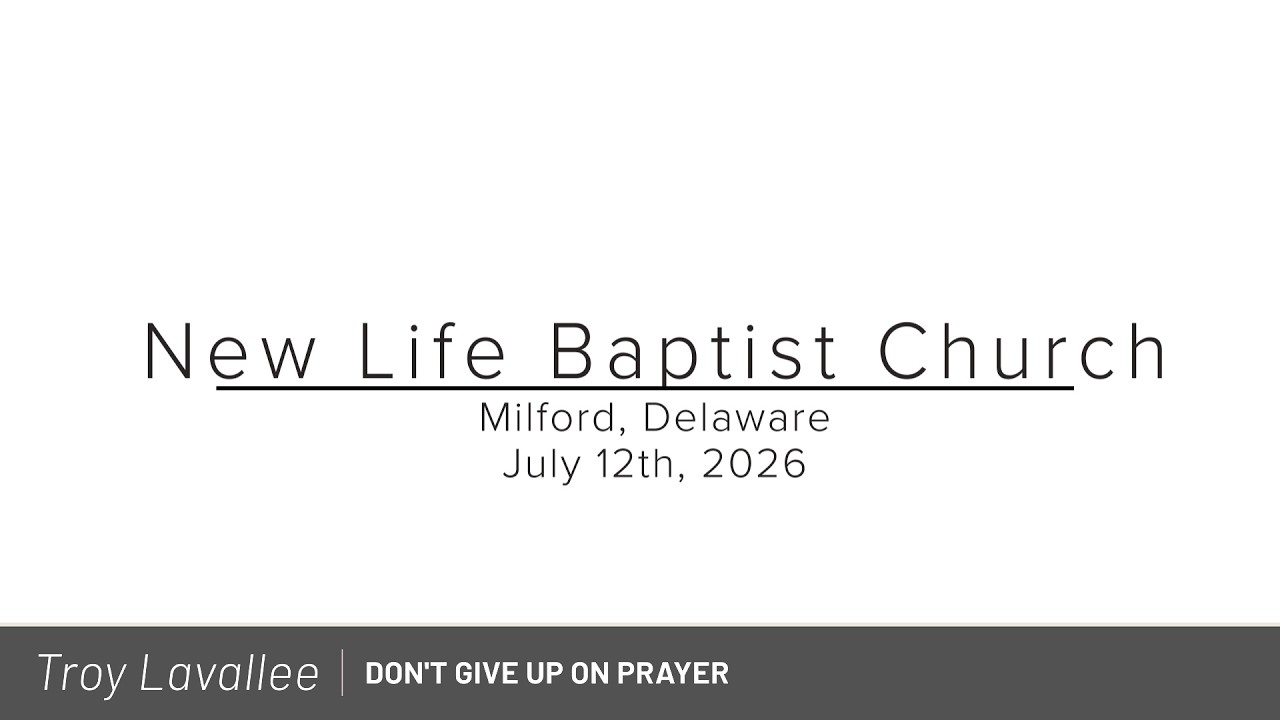 Don't Give Up on Prayer