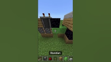 Minecraft sliding door!!