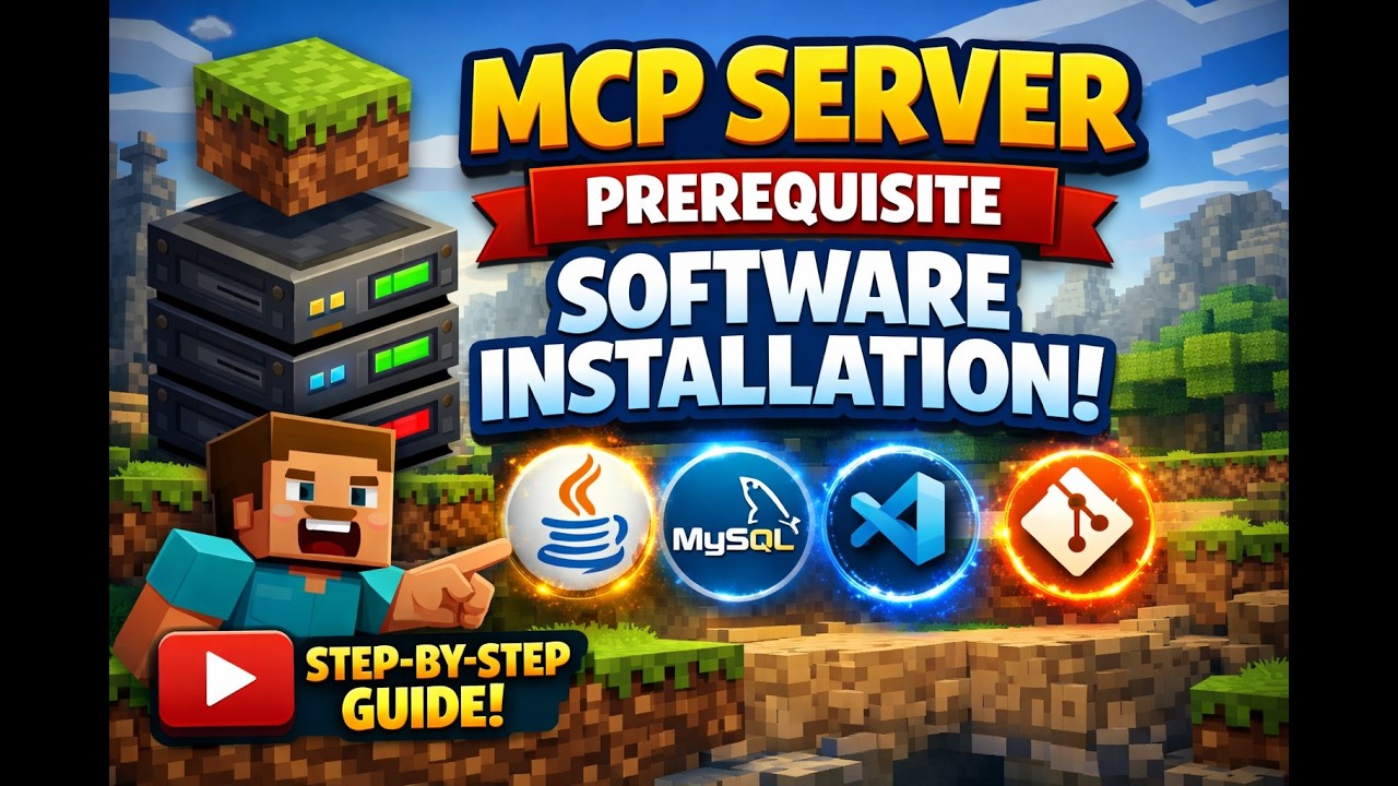 MCP Server Setup 🔥 Prerequisite Software Installation (Step-by-Step ...