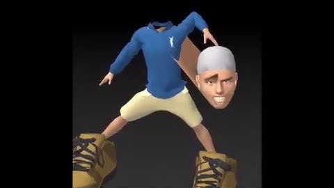 Freaky animation using Jerky Motion