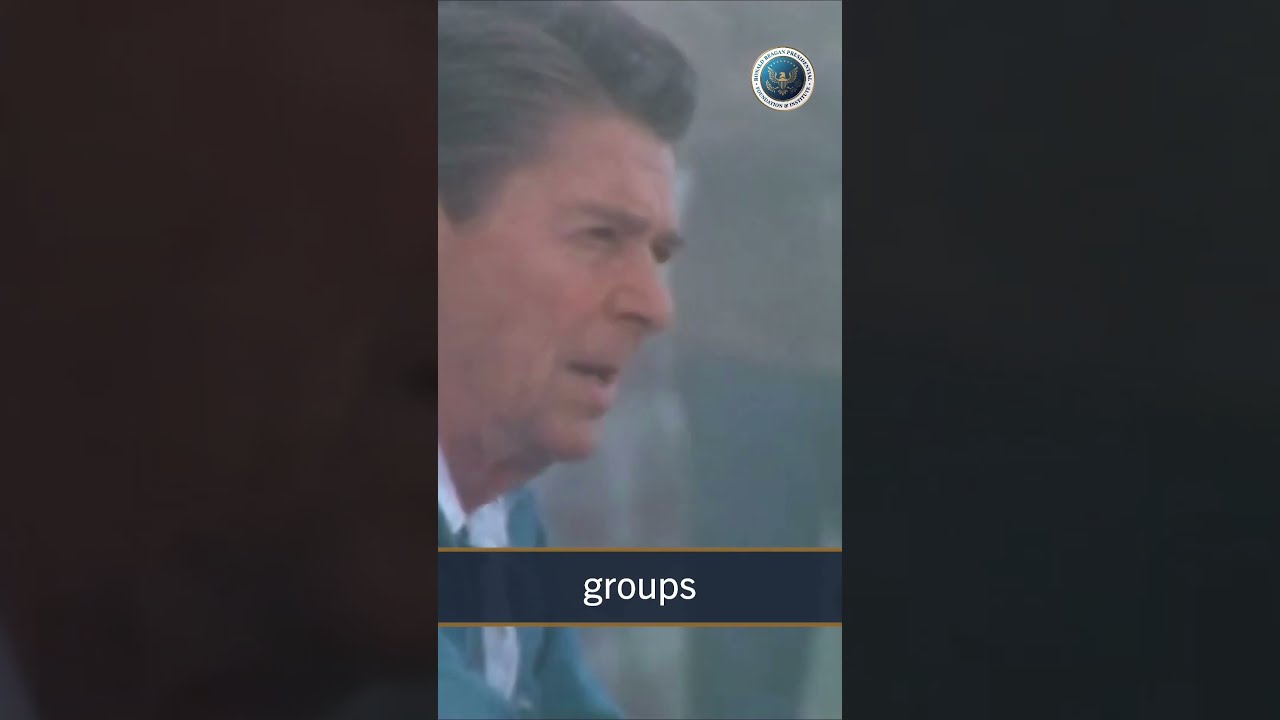 President Reagan On Bipartisan Leadership And The Voice Of People