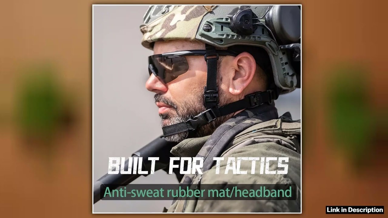 3 Lens Tactical Goggles Set Windproof Dustproof CS Military Shooting Bulletproof Sunglasses