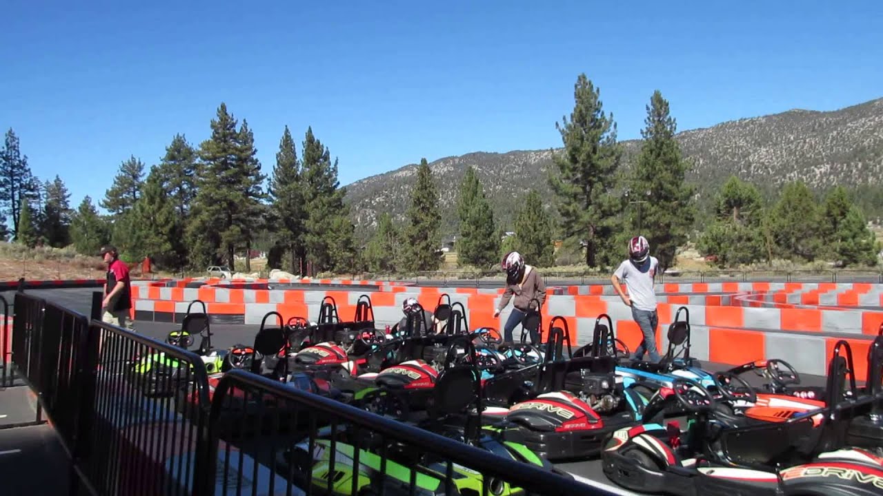 Go Kart Racing at Big Bear Speedway, Big Bear Lake CA YouTube