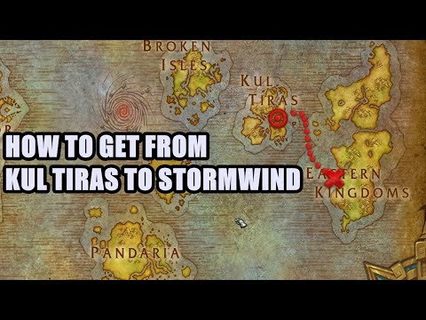How to get from Kul Tiras to Stormwind if you dont have portal WoW Shadowlands